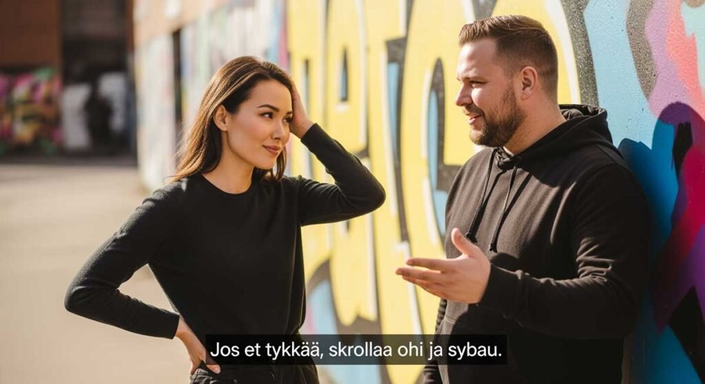 Jos et tykkää, selaa ohi ja sybau
